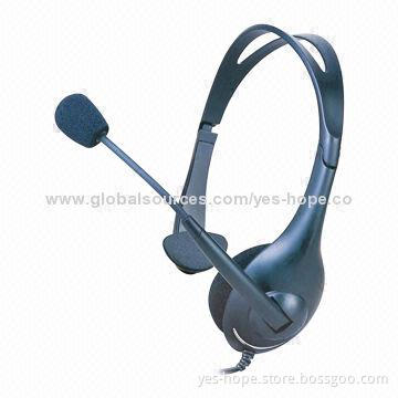 Professional High-quality Call Center Headset with Adjustable Headband, Super Bass